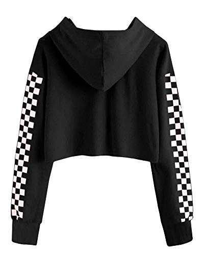Imily Bela Kids Plaid Crop Sweatshirt Imily Bela Kids Plaid Crop Sweatshirt